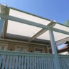 Stikliniu stogu uzdanga veranda terasa namai gera kaina