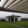 Bioklimatinė pergola terasa prie namo