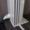 Bioklimatinės pergolos vandens nutekėjimo sistema