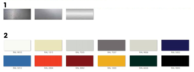 High speed gate color palette