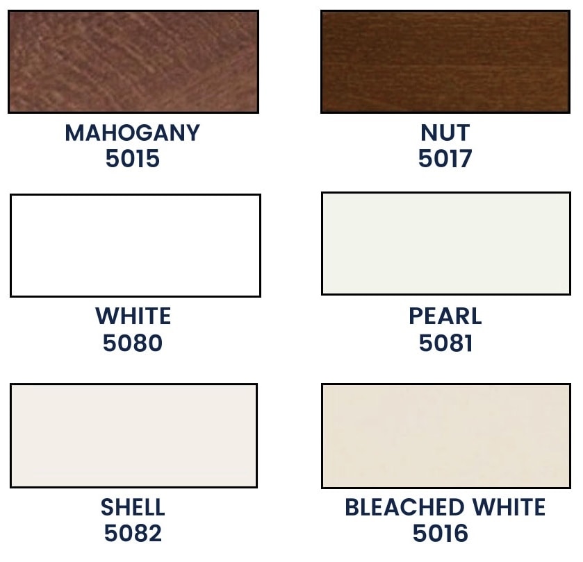 Home blinds wooden color palette