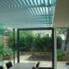horizontalios sunshield zaliuzes veranda stiklinis stogas