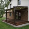 Kokybiška tamsi tentinė pergola