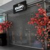 Pakeliamos aliuminės grotos Krispo parduotuvėje