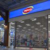 Pakeliamos aliuminės grotos Pepco parduotuvėje