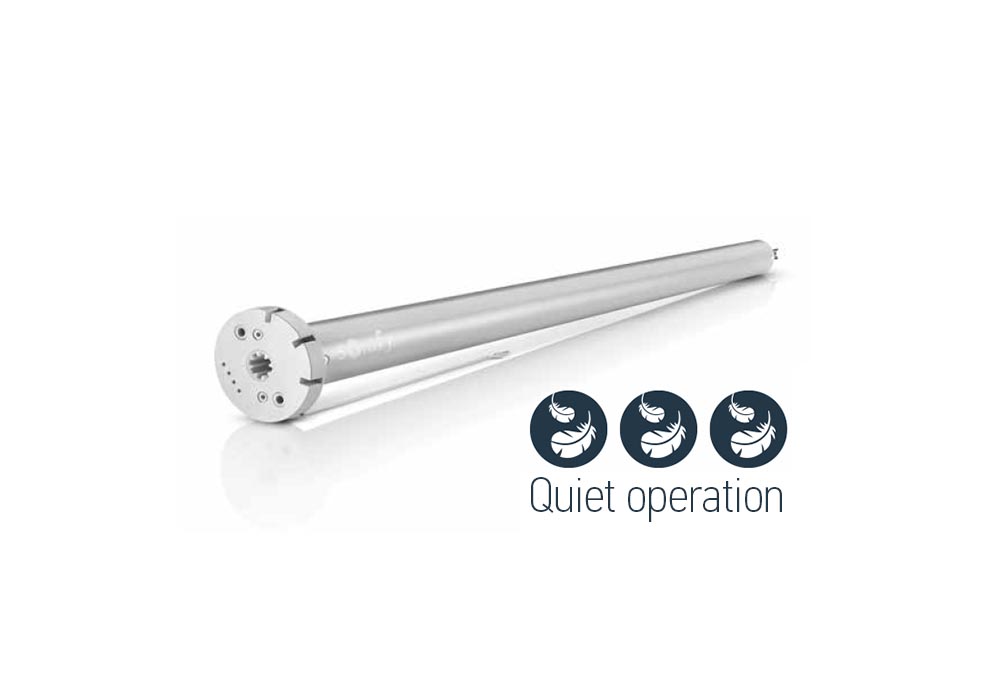 Roller blinds quiet motor