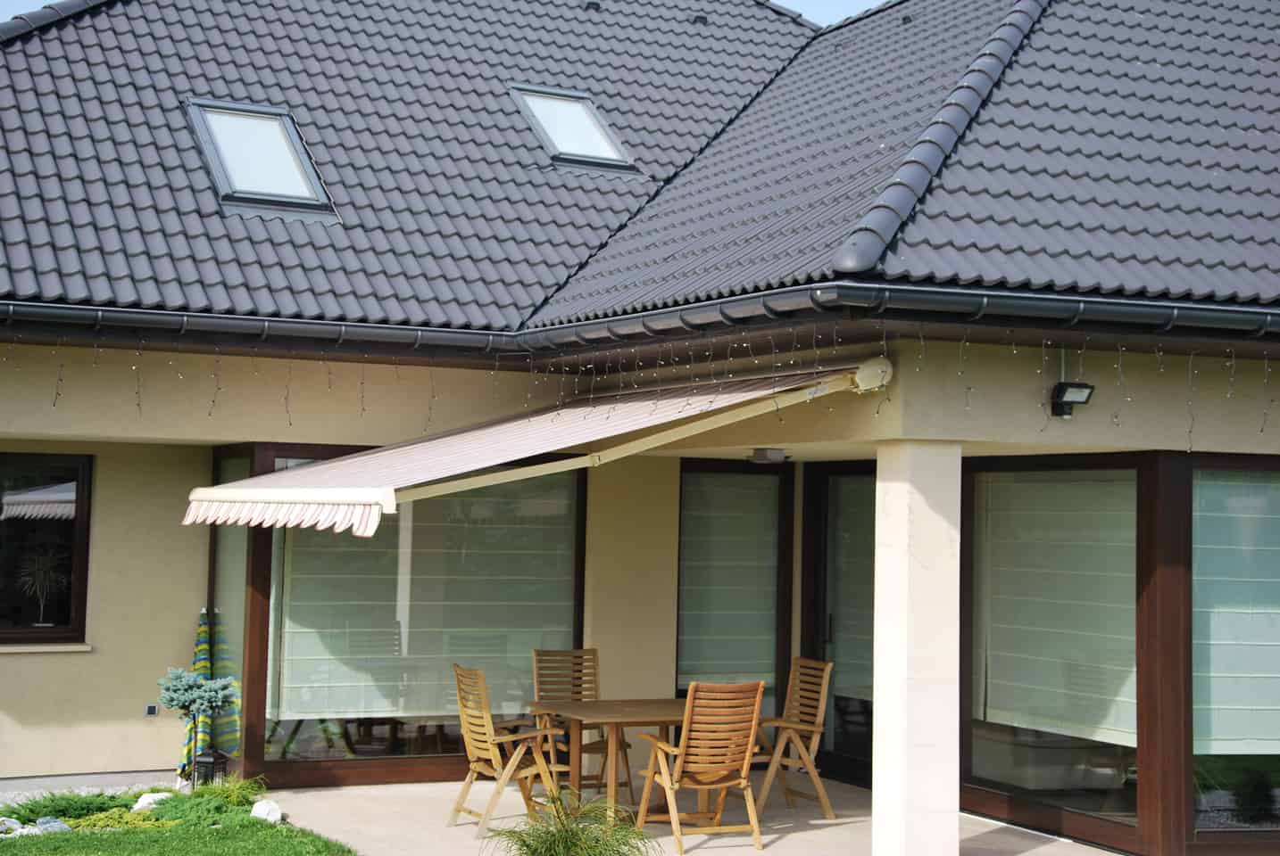 terasine markize su kasete elektrine nuo lietaus terasai gera kaina