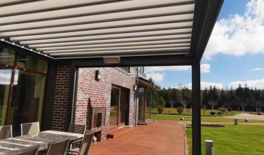 Terasinė bioklimatinė pergola