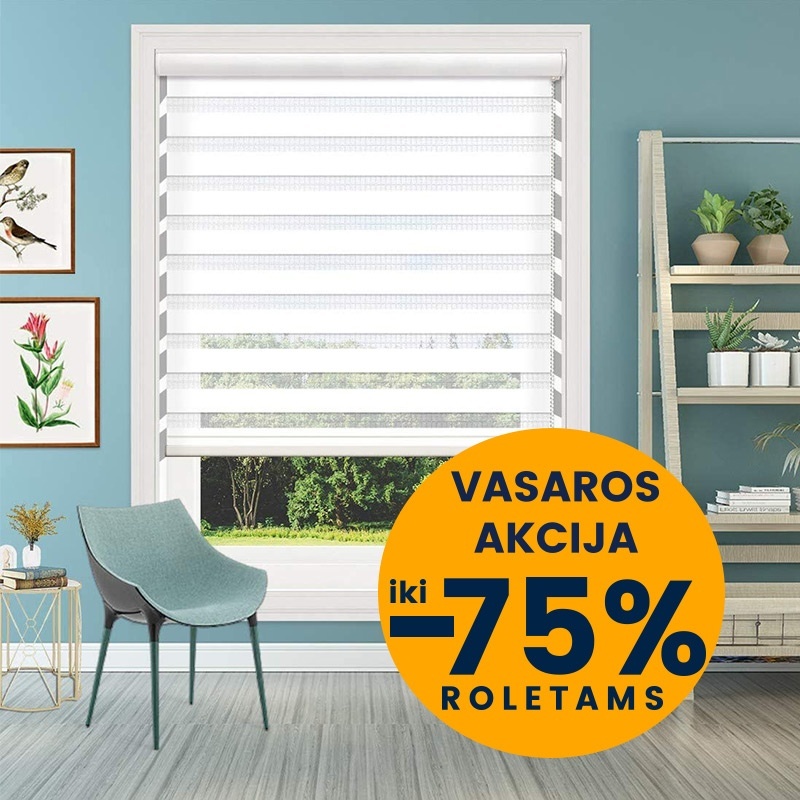 Vasaros akcija roletams visoje Lietuvoje